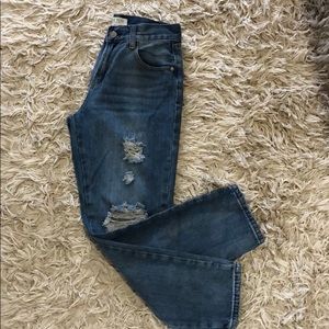 Blank Paige boyfriend high waisted jeans